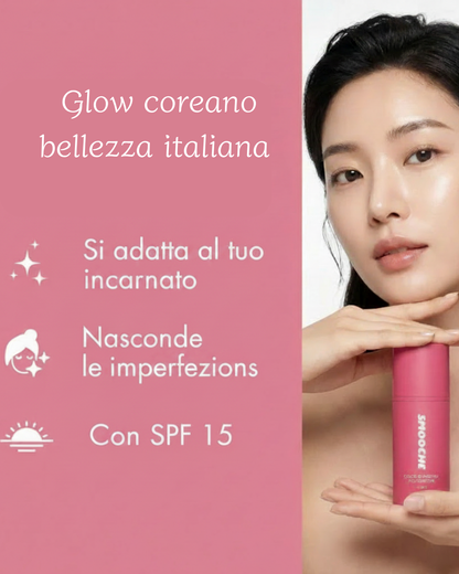 Smooche™-Fondotinta che cambia colore adatto al tono naturale della pelle SPF15
